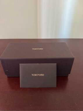 New Authentic Tom Ford Eyewear/Accessory Box with Gold Logo